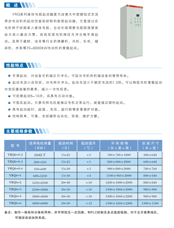 水阻柜/液阻柜產(chǎn)品介紹